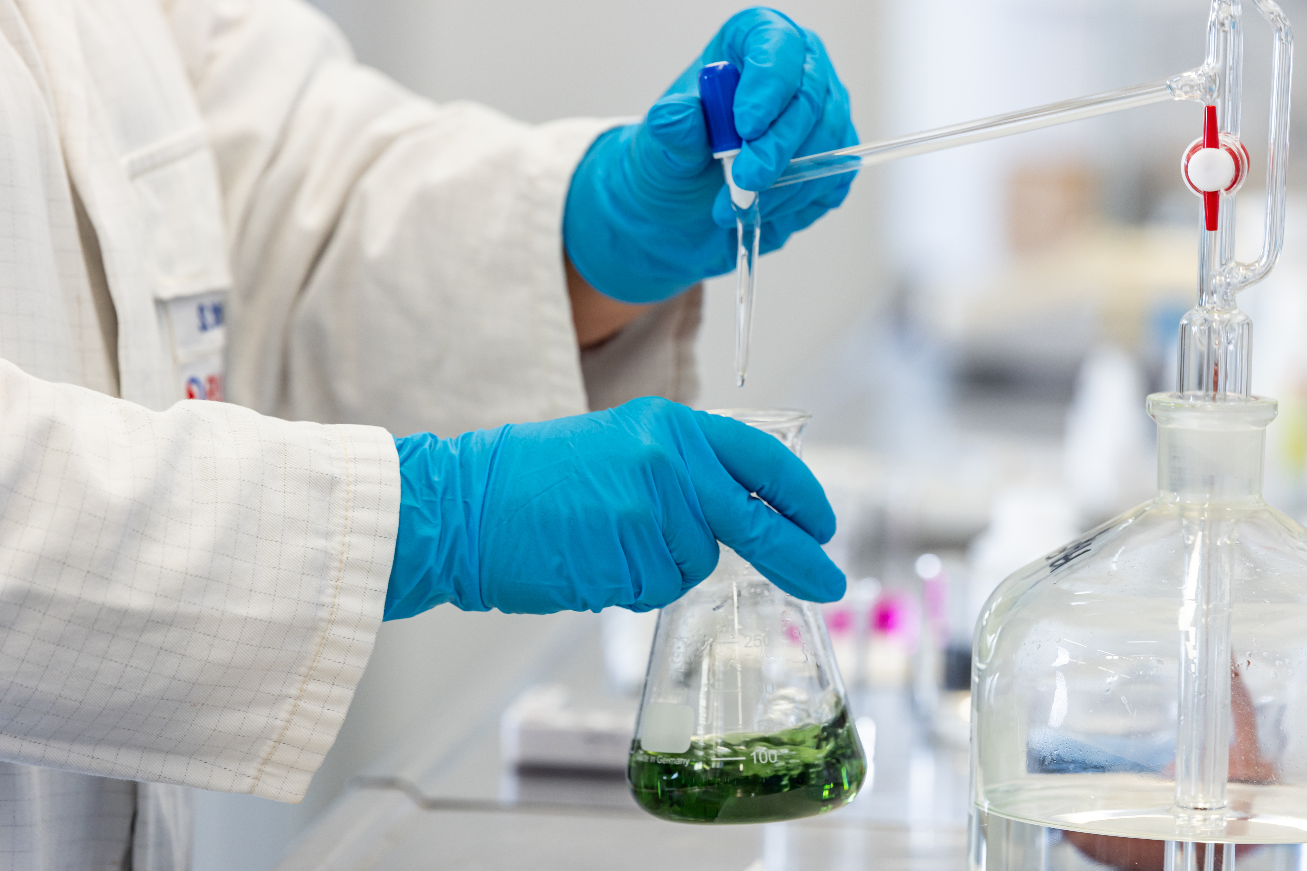 Chemisches Analyselabor für Qualitätsprüfung