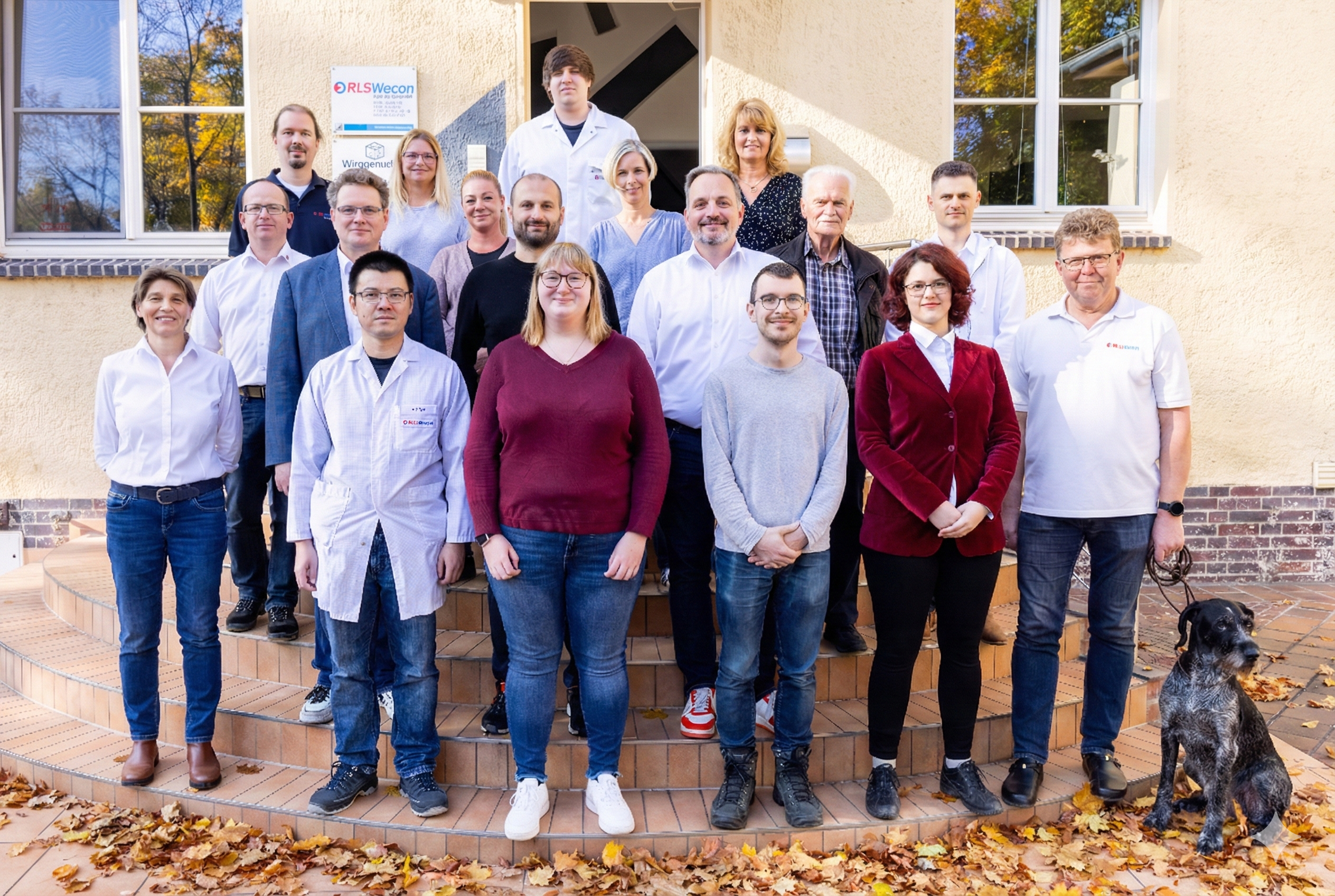Das RLS Wacon Team in der Produktionshalle Hildesheim